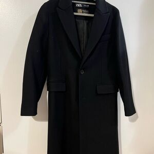Zara Women's Classic Black Trench Coat